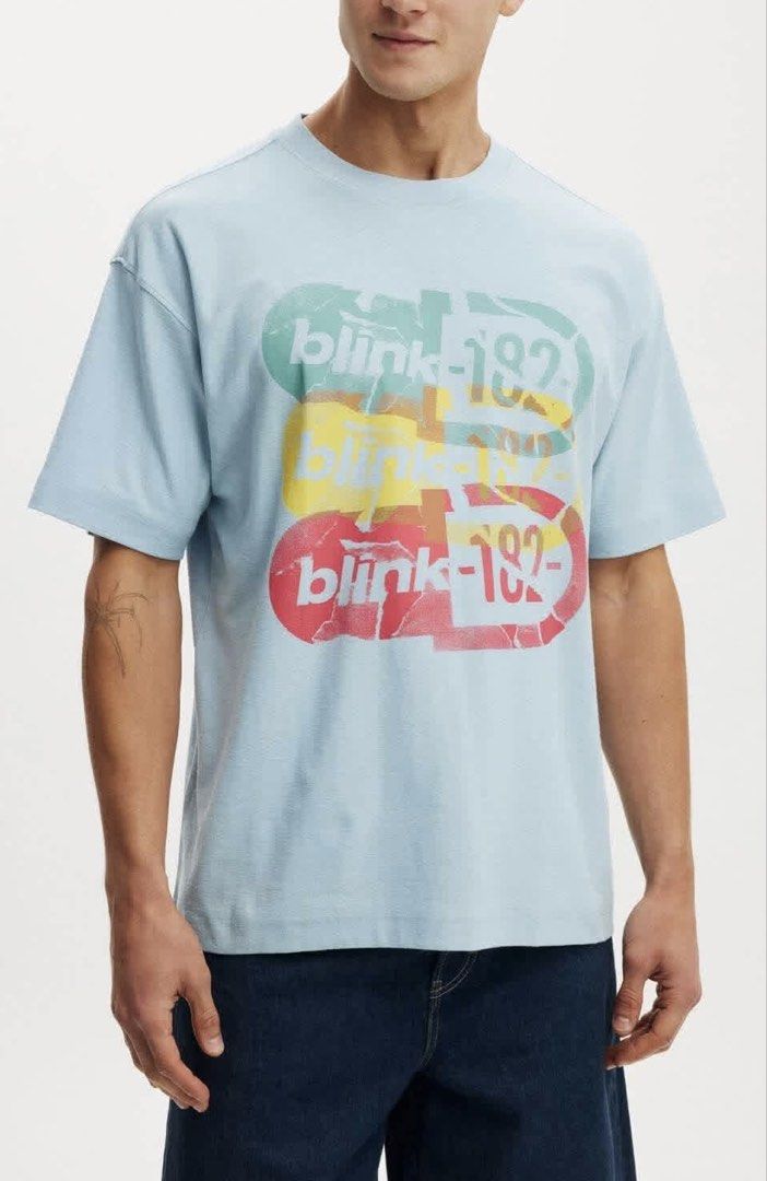 BLINK-182 (Category: Tshirts & Polo Shirts ) located in Cavite. Submitted by handpickedshirts (Listing ID 1460849655, Image 3). Description: BLINK-182 New Large on tag Approx L30in W23in laid flat No backprint.