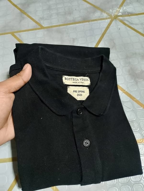 Bottega Veneta Polo (Category: Luxury Apparel) located in General Trias. Submitted by hungariancheesecake (Listing ID 1460797446, Image 2). Description: Bottega Veneta Cotton Pique Polo Shirt Size 48 on Tag 20x27 Good as New Pm sa Interested.