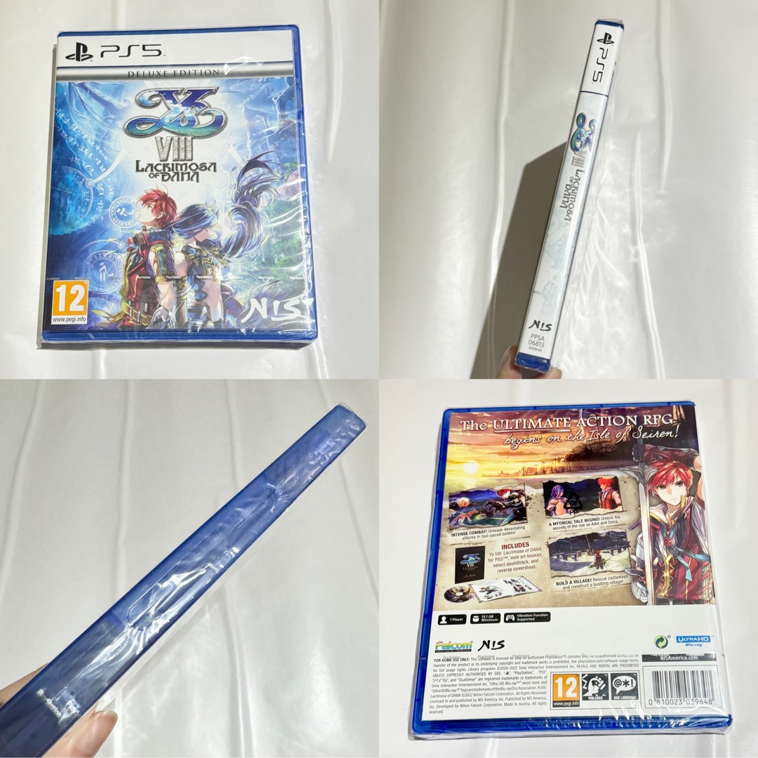 [Brand new sealed] YS VIII Lacrimosa of Dana PS5 game EU deluxe edition ...