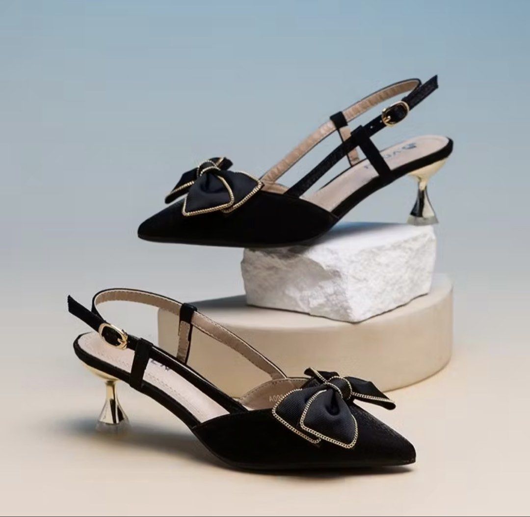 Brand new VDEN Black Pointed Stiletto (Category: Heels) located in Muntinlupa City. Submitted by pink_strawberry_collections (Listing ID 1460915012, Image 1). Description: MAKE READING A HABIT. ALL PHOTOS POSTED. Size: 38 Heels: 2 inches Color may slightly vary due to lighting. Original price: 599.00 BRAND NEW Payment first. No return, no exchange. All sales are final. Slightly negotiable but NO LOWBALLING. DO NOT MAKE AN OFFER IF YOU’RE STILL NO