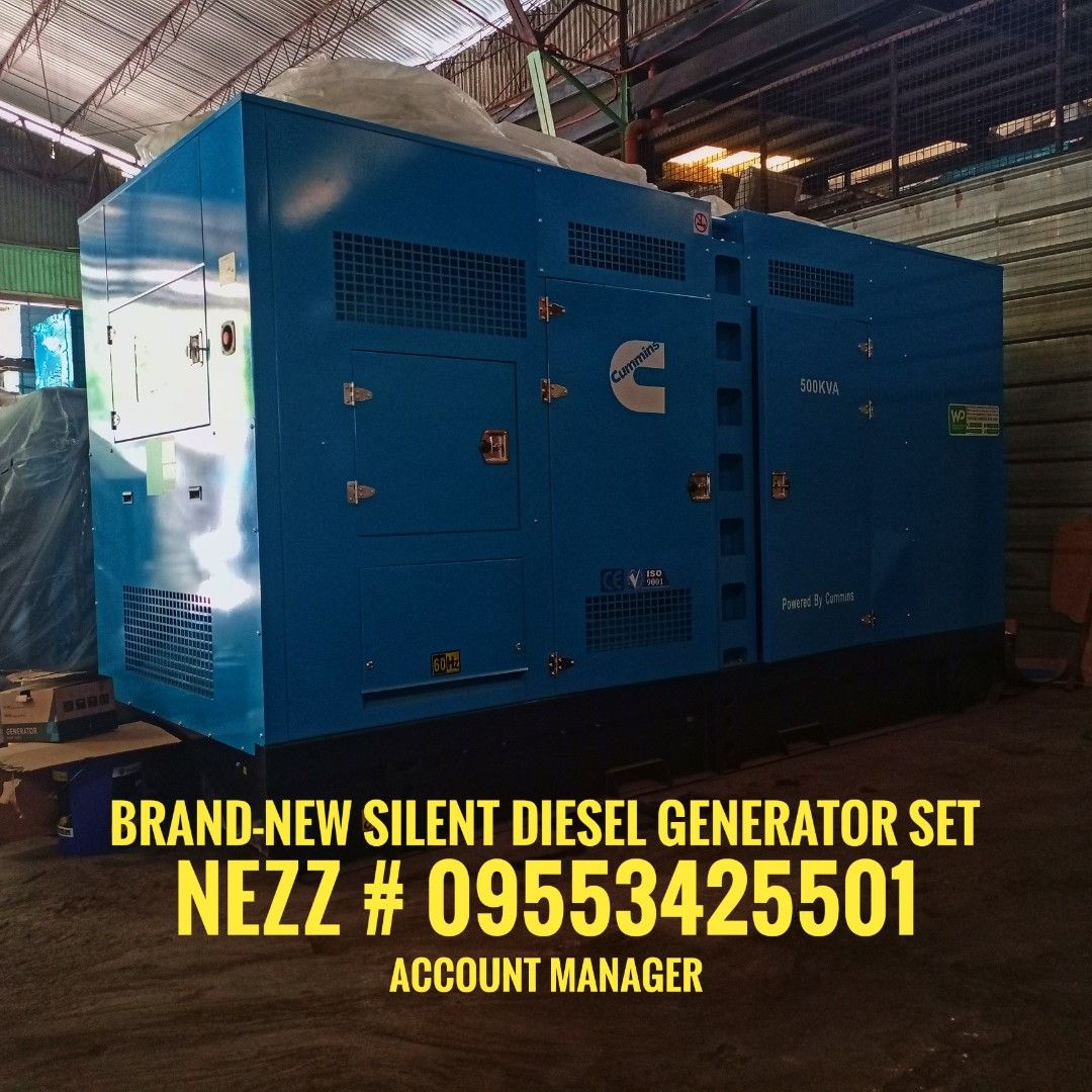 BRANDNEW SILENT DIESEL GENERATOR SET (Category: Construction Tools & Equipment) located in Marikina City. Submitted by janezza (Listing ID 1460786439, Image 2). Description: AFFORDABLE BRAND NEW SILENT DIESEL GENERATOR SET NEZZA # 09553425501 24 / 7 AFTERSALE SUPPORT TRUE RATED POWER TRUSTED SUPPLIER NATIONWIDE • ATS • MTS FREE COMMISSION & TESTING FREE SITE VISIT MANILA AREA FREE TECHNICIAN ASSISTANCE PASIG WAREHOUSE & OFFICE #ISUZU #cumminspowe