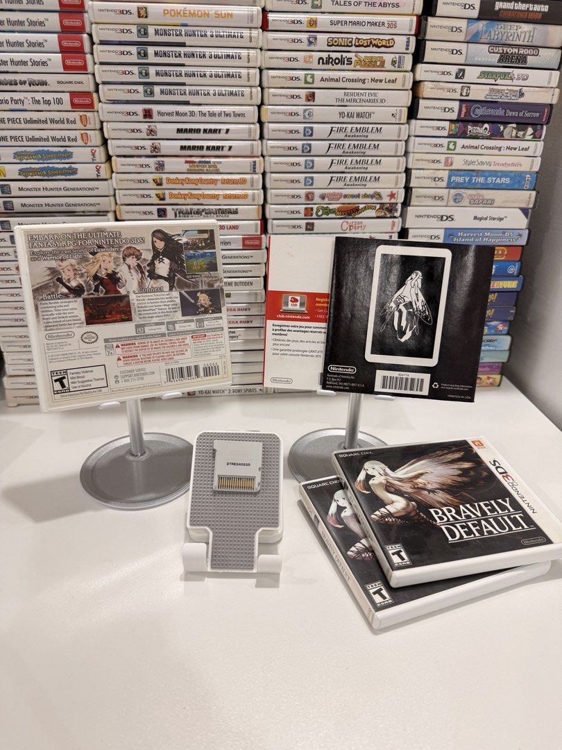 Bravely Default 3DS/2DS Game (Category: In-Game Products) located in Baliuag. Submitted by mostlyaboutnintendo (Listing ID 1460908608, Image 2). Description: 📌 https://linktr.ee/mostlyaboutnintendo 📢 COMPLETE IN CASE AND MANUAL/s ✔️ Authentic ✔️ Mabilis ma-read mismong cartridge ✔️ Guaranteed tested and working ✔️ Will always send tested pics before ship out ✔️ Clean Pins ✔️ US Version Bravely Default is a turn-based RPG known for its deep job 