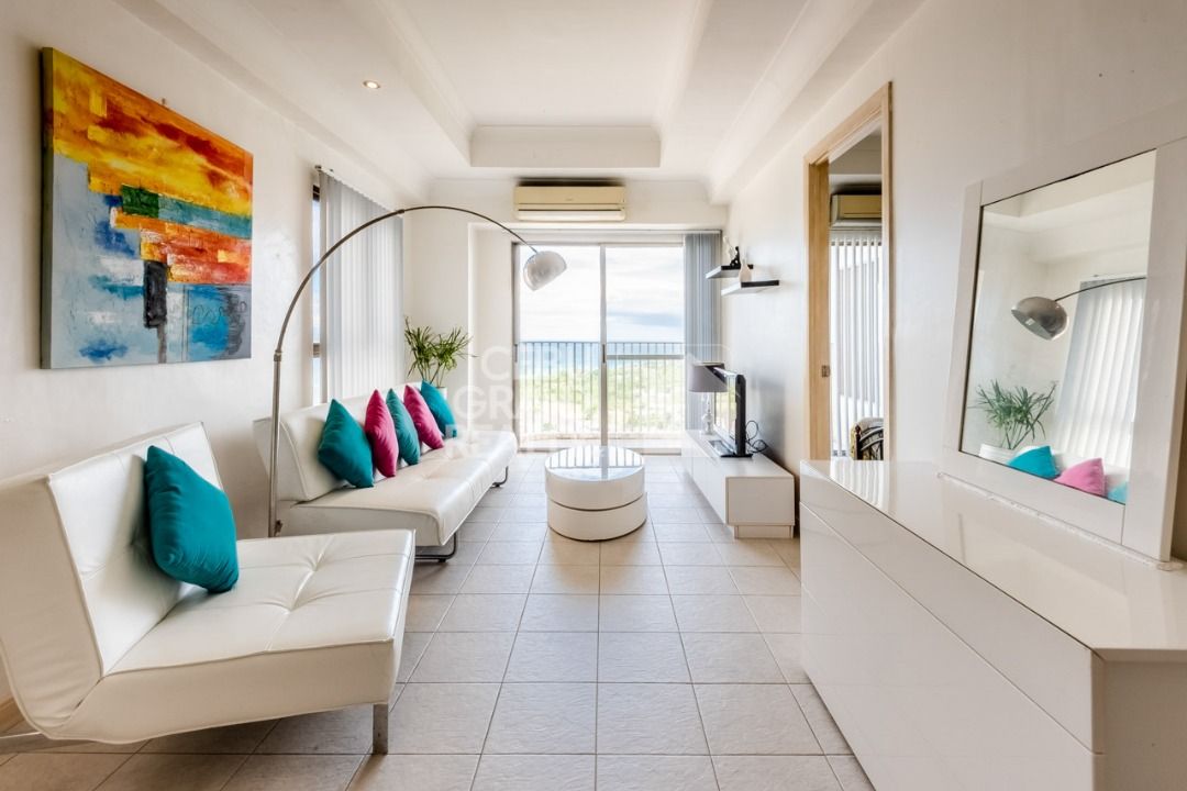 Bright Ocean View Condo for Rent in Mactan (Category: Apartments & Condos) located in Manila. Submitted by cebugrandrealty (Listing ID 1460728732, Image 1). Description: Property ID: RCMPR1 Type: Condo for Rent Location: Movenpick Residences, Mactan, Lapu-Lapu City Bedrooms: 1 Bathrooms: 1 Floor Area: 58 SqM Parking: 1 Car Furnishing: Fully Furnished Bright, modern ocean-view residence with a functional kitchen and comfortable living space. Ameni