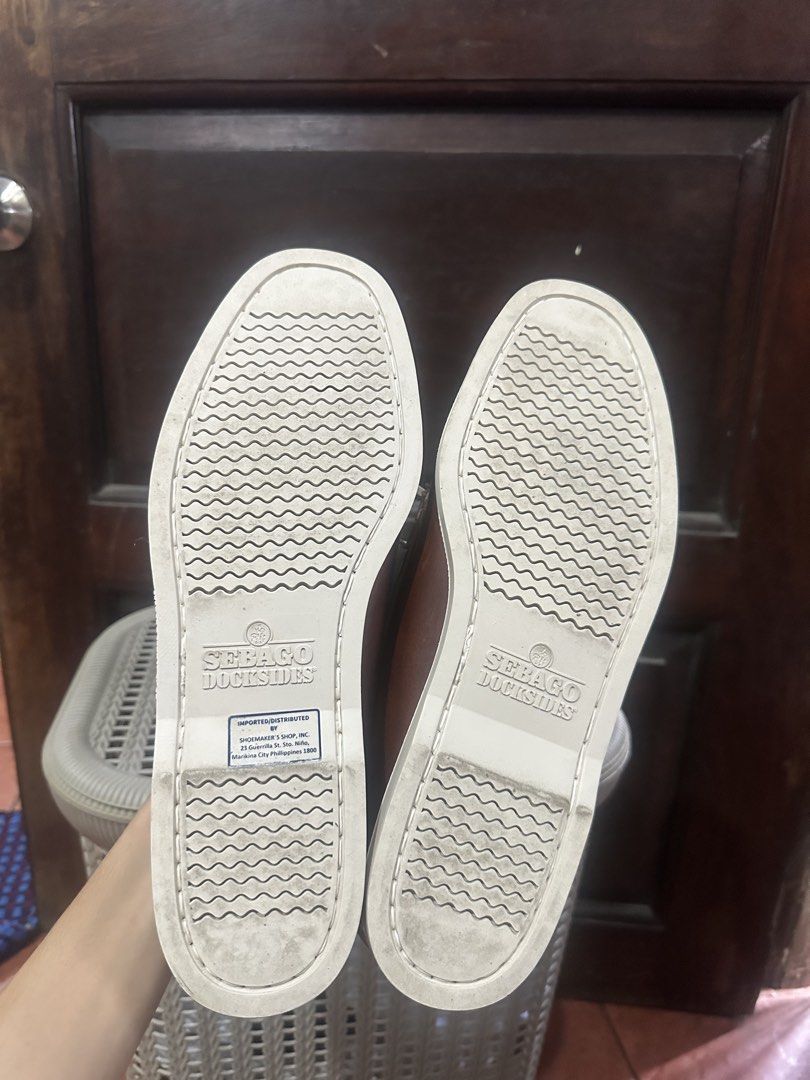 brown leather Sebago Docksides boat shoes (Category: Dress Shoes) located in Quezon City. Submitted by ralph1535 (Listing ID 1460852810, Image 3). Description: brown leather Sebago Docksides boat shoes Size 12 / 46.5 Only used once Authentic Zero issue Steal price.