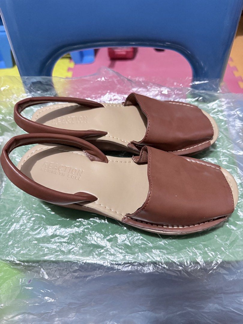 Brown Sandals Reaction by Kenneth Cole (Category: Flats & Sandals) located in Mandaluyong City. Submitted by sandarah (Listing ID 1460870050, Image 3). Description: -Brown wedge sandals -Sling back .