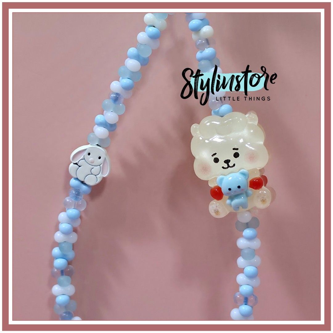 BT21 BTS Mobile Character Phone Charm/Keychain (Category: K-Wave Merchandise) located in Makati City. Submitted by stylinstore (Listing ID 1460909756, Image 3). Description: Complete BT21 Phone Chains with phone patch. Collect them all now! Rare and limited designs. show them off in the upcoming concert! Get all less 20each. Visit my profile for other items..