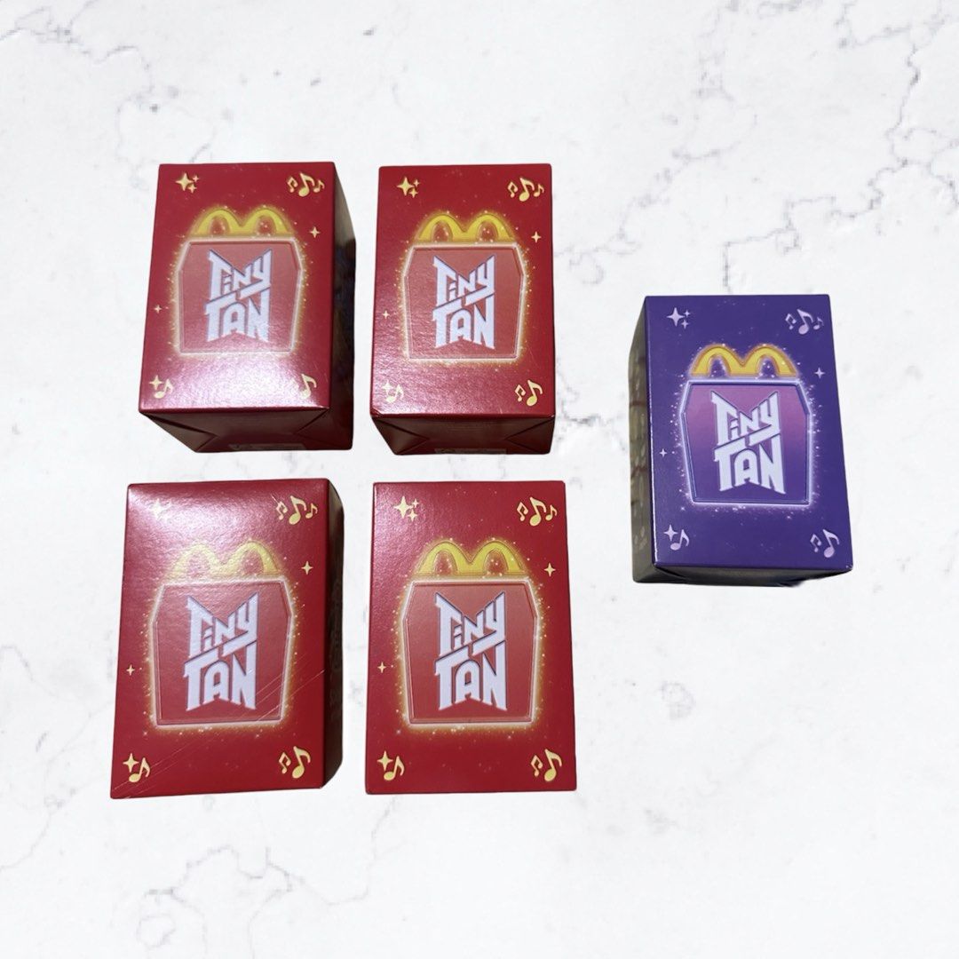 BTS TinyTan x McDonald’s Toy (Category: Designer & Blind Box Toys) located in Manila. Submitted by sytakayama (Listing ID 1460771846, Image 2). Description: 80 each complete with box.