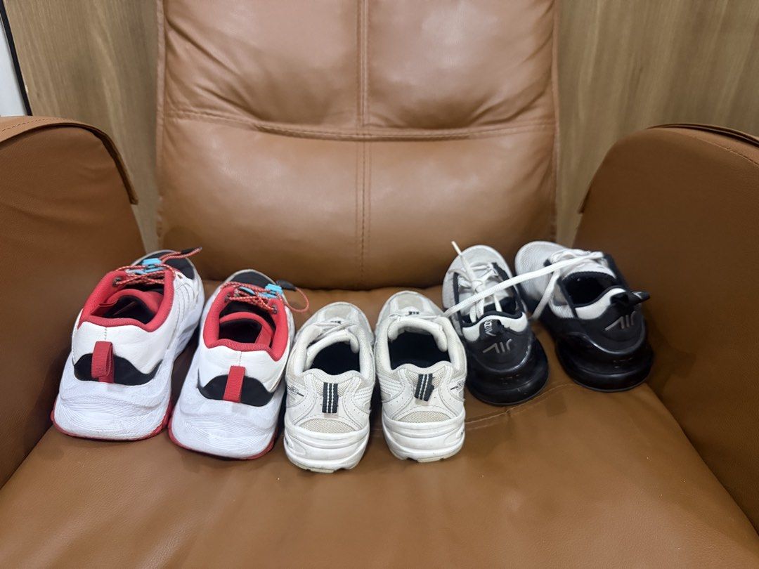 BUNDLE: Adidas, New Balance, Nike FOR KIDS (Category: Babies & Kids Fashion) located in Rizal. Submitted by caintarizal2024 (Listing ID 1460738281, Image 2). Description: BUNDLE CODE 5 Adidas US 13K New Balance US 12 Nike US 12.5C Already packed na po siya and ready to ship. Hindi ko na rin po siya mapipicturan ulit kasi naka-pack na po. Thank you for understanding! 😊.