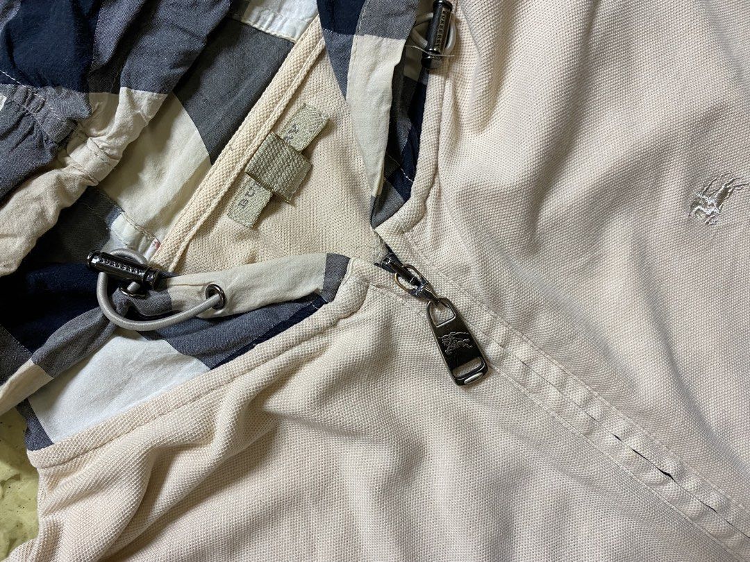 Burberry sweater jacket zip (Category: Coats, Jackets and Outerwear) located in Baguio. Submitted by gama_apparel (Listing ID 1460878195, Image 3). Description: Size large wms Dimes L25x20W Colorrate 9/10 Excellent condi.