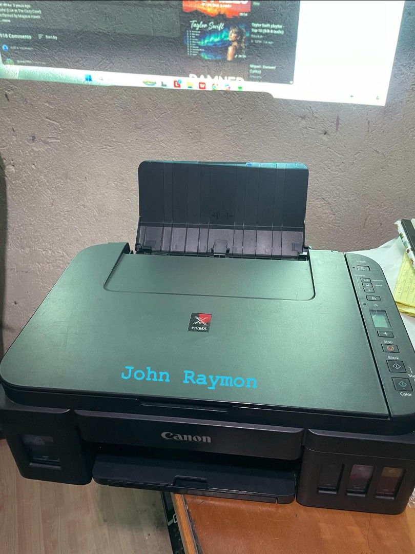 Canon g3010 (Category: Printers, Scanners & Copiers) located in Manila. Submitted by johnraymon.2808 (Listing ID 1460828625, Image 2). Description: CANON G3010 3in1 Printer ‎🩵 PRICE: 4,000 /4k ‎🩵 Wireless ‎🩵 Print - Short, A4, Long ‎🩵 Scan - Short, A4 ‎🩵 Photocopy - Short, A4 ‎Other features : ‎🩵 Borderless Printing ‎🩵 Refillable Ink Tank System ‎🩵 Dye Ink ‎Inclusion : ‎🩵 Powercord ‎🩵 USB Cord ‎🩵 May ink pa na nakalagay ‎ ‎🩵No issue. 
