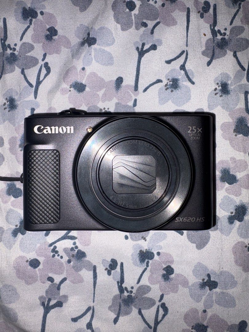 Canon PowerShot SX620 HS (Category: Cameras) located in General Trias. Submitted by vinchi07 (Listing ID 1460737824, Image 1). Description: 📷 Canon PowerShot SX620 HS Specs: • 20.2 Megapixel CMOS Sensor (HS System) • Canon Lens with 25× Optical Zoom (25–625mm) • DIGIC 4+ Image Processor • 3.0” LCD Display • Full HD 1080p Video Recording • Built-in WiFi & NFC • Intelligent IS (Image Stabilization) • Compact and lightweight design Condition: • Ful