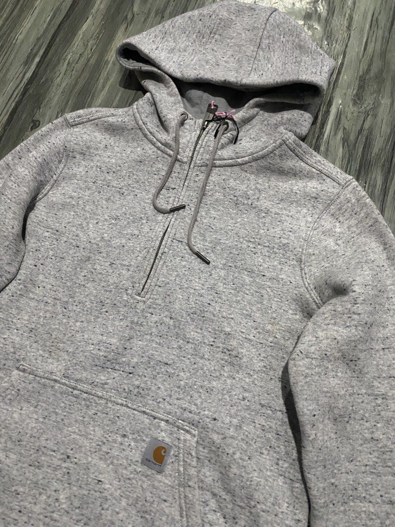 Carhartt Half Zip Hoodie (Category: Hoodies) located in Ajuy. Submitted by nicopascua091797 (Listing ID 1460897957, Image 2). Description: Excellent Condition Colorate 9.8/10 Dimes 21/25 No issue.