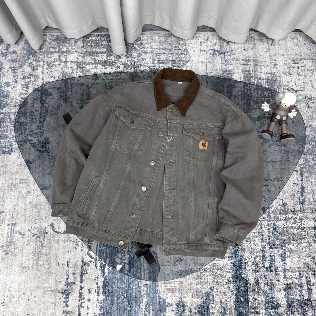 Carhartt jacket 卡哈特工裝夾克外套男女同款 （分類：外套及戶外衣服）位於 Hong Kong。 由 og.studio 提交（商品編號 1460910368，圖片 1）。簡介： 顏色：黑色 灰色 尺碼：s—xl。
