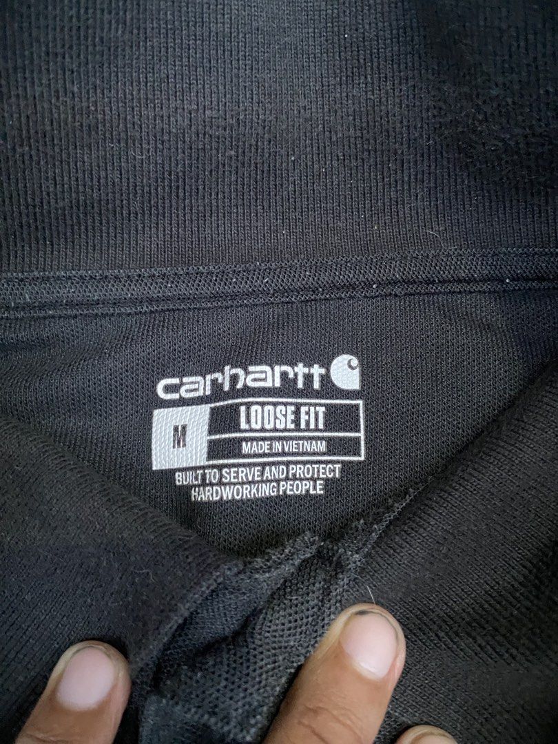 Carhartt polo (Category: Coats, Jackets and Outerwear) located in Cebu City. Submitted by mark_jay_23 (Listing ID 1460858594, Image 2). Description: AUTHENTIC💯 SIZE MEDIUM ON TAG COLOR RATE 9/10 850 PHP ONLY DM.