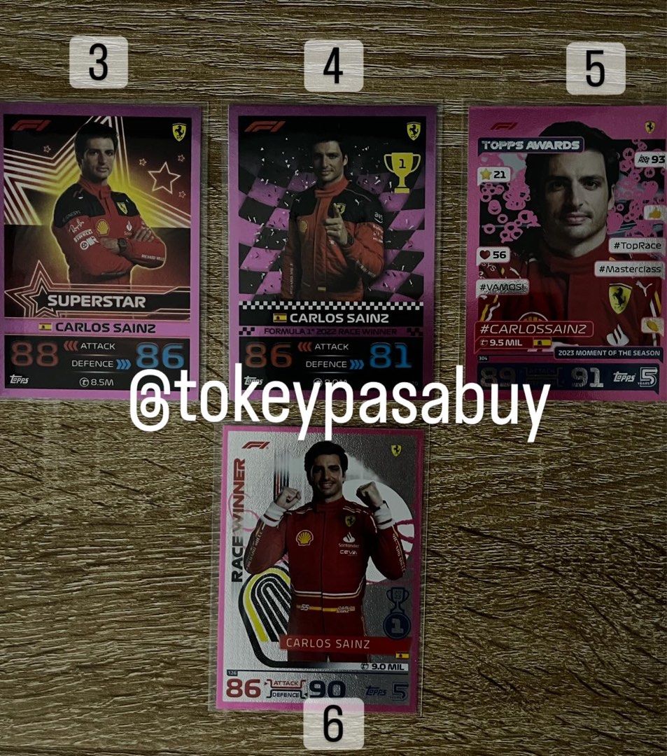 CARLOS SAINZ F1 CARDS (Category: Raw Singles) located in Paranaque City. Submitted by tokeypasabuy (Listing ID 1456451177, Image 2). Description: DECLUTTERING 👌 OFFICIAL 👌 READY TO SHIP 👌 CARLOS SAINZ F1 CARDS 300 PHP EA MOP: Maribank/Bank Transfers MOD: SCO/JNT DM for Inquiries 😊 #F1 #FORMULA1 #CARLOSSAINZ #turboattax #cards.