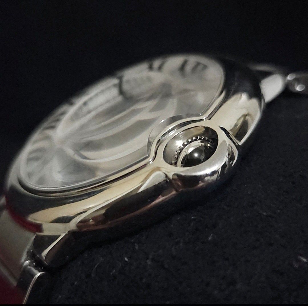 Cartier Ballon Bleu 36mm (Category: Luxury Watches) located in Pasig City. Submitted by edrexrang58452 (Listing ID 1460741170, Image 2). Description: Watch details: - Genuine swiss quartz - Solid stainless steel 316F case material - Solid stainless steel 316F bracelet - Front glass made of Sapphire Crystal with Swiss Grade AR Coat [AF Factory] Pasig📍 Price is negotiable 💸 Meet-up preferred🤝.