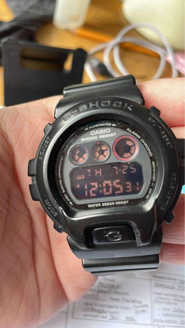 Casio G-Shock RUSH FOR SALE (Category: Men's Watches) located in Manila. Submitted by cchicchen (Listing ID 1460880166, Image 1). Description: - Brand: Casio G-Shock - Color: Black - Durability: Shock Resistant - Water Resistance: 20BAR - Features: Illuminator, Alarm, Stopwatch - Display: Digital (Time & Date) - Ideal for: Everyday wear, Sports.