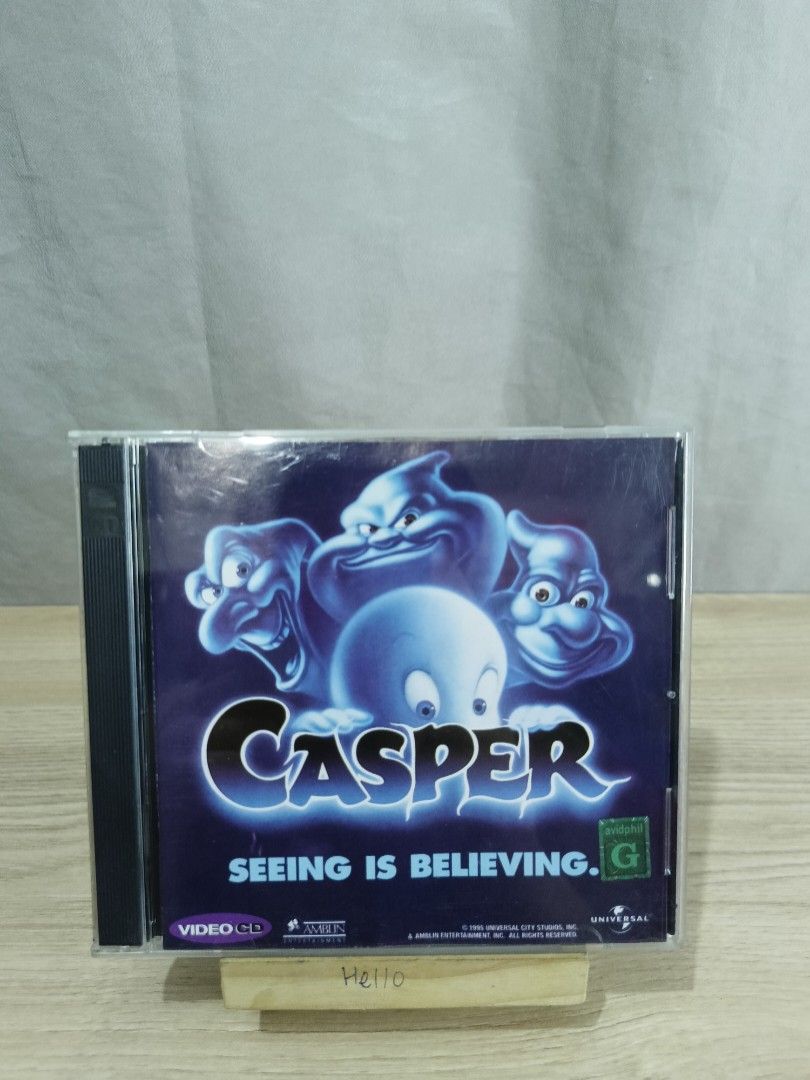 Casper - Seeing is Believing (Category: CDs & DVDs) located in Cavite. Submitted by bodega_ni_kiks11 (Listing ID 1460899081, Image 1). Description: Casper – Seeing Is Believing 👻 A classic Casper release on original VCD, complete 2-disc set. Like New condition — clean and well-kept. Perfect for fans of classic movies and VCD collectors. ₱250.