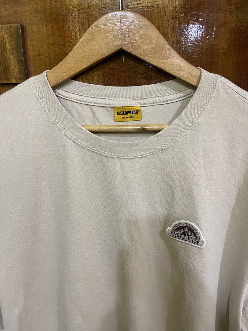 Caterpillar Shirt (Category: Tshirts & Polo Shirts ) located in Marikina City. Submitted by greatfindsmnlph (Listing ID 1460717357, Image 2). Description: Cater pillar Shirt Price: 250 Size: Large Width: 23.5 Length: 29 Color: Black Color Rate: 10/10 Condition: 10/10 almost new Very nice in actual.