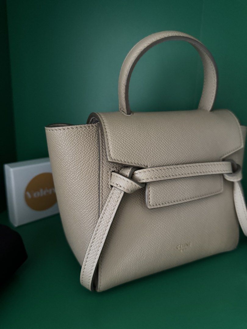 Celine Belt Bag Pico Grained Leather (Category: Luxury Bags & Wallets) located in Quezon City. Submitted by voleremnl (Listing ID 1460732971, Image 3). Description: With dustbag + long strap With Entrupy authenticity certificate Super nice size! Pico size :).