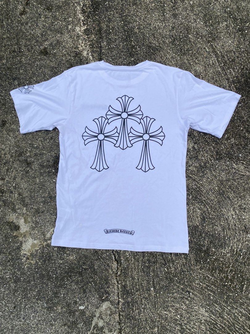 CH Inspired Shirt (Category: Tshirts & Polo Shirts ) located in Bulacan. Submitted by badass.thrift.finds (Listing ID 1460744627, Image 2). Description: CH Inspired Shirt W/ F You Embroidery on chest 19 width 27 length .