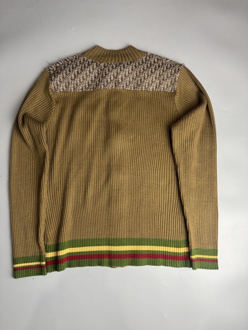 Christian Dior - Rasta Monogram back 2 - Jacket (Category: Luxury Apparel) located in San Pablo. Submitted by hiddenrygn (Listing ID 1460850648, Image 2). Description: Christian Dior - Rasta Monogram back 2 - Jacket Size : (19” 23”) No major flaws signs of usage still in excellent condition Dm!.