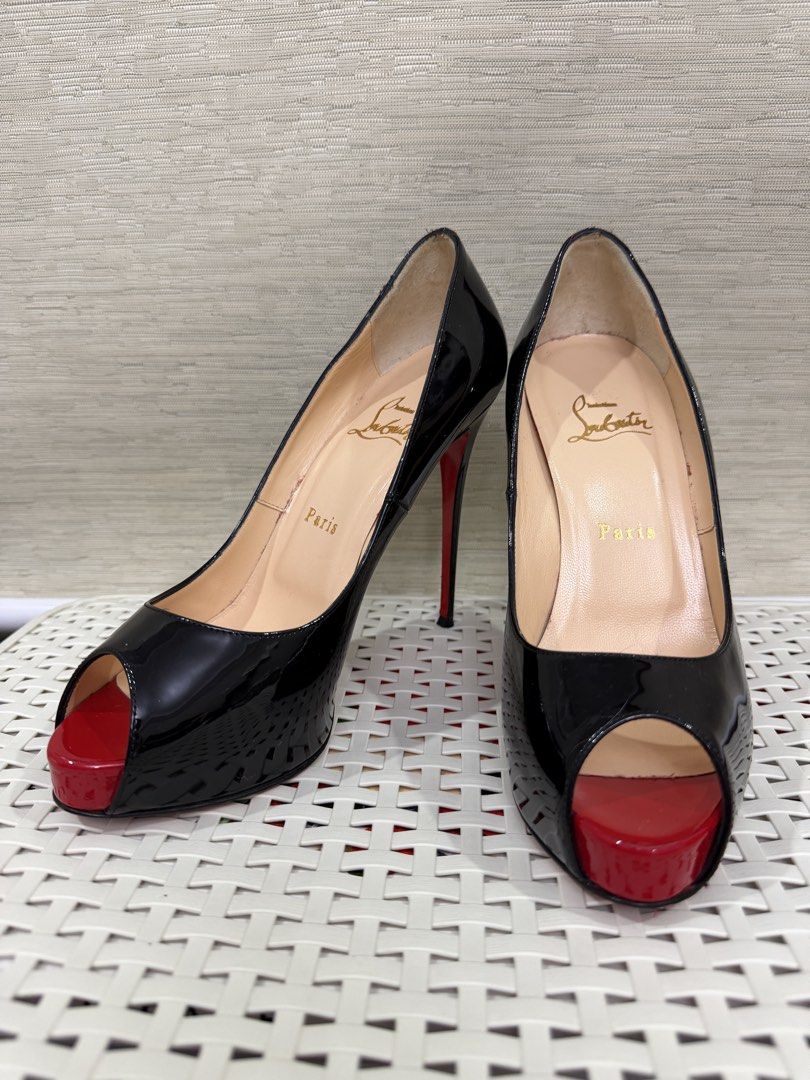 Christian Louboutin Peep Toe Heels (Category: Sneakers & Footwear) located in Paranaque City. Submitted by nanabearcloset (Listing ID 1460834676, Image 1). Description: Authentic Price Neg, Make an offer.