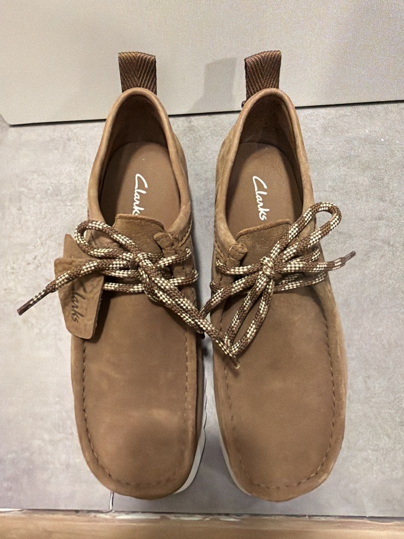 Clarks Wallabees (Category: Casual Shoes) located in Makati City. Submitted by latenightcheckout (Listing ID 1460862058, Image 1). Description: - clarks wallabees low - US size 8 - bought in glorietta branch - no box pair only.