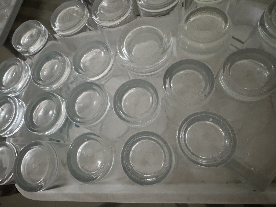 Clear Glass Tumblers (Category: Water Bottles & Tumblers) located in Manila. Submitted by decluterthings888 (Listing ID 1460722738, Image 2). Description: - SOLD EACH - Ideal for water, juice, and other beverages - Stackable design for convenient storage - Clean and ready for immediate use - Perfect for everyday use or entertaining guests.