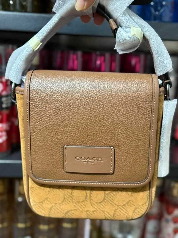 Coach Lucas Sling Bag in Suede (Category: Sling Bags) located in San Pablo. Submitted by brandedandmore (Listing ID 1460870553, Image 1). Description: Brandnew Original Coach Lucas Sling Bag. Canada bought..