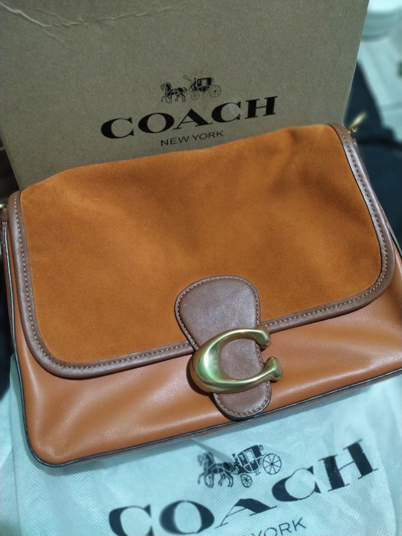 Coach Soft Tabby Suede Bag (Category: Shoulder Bags) located in Angeles City. Submitted by eslazatin789276 (Listing ID 1460907235, Image 1). Description: Brandnew Bag Coach Soft Tabby Suede Bag fresh from Japan.