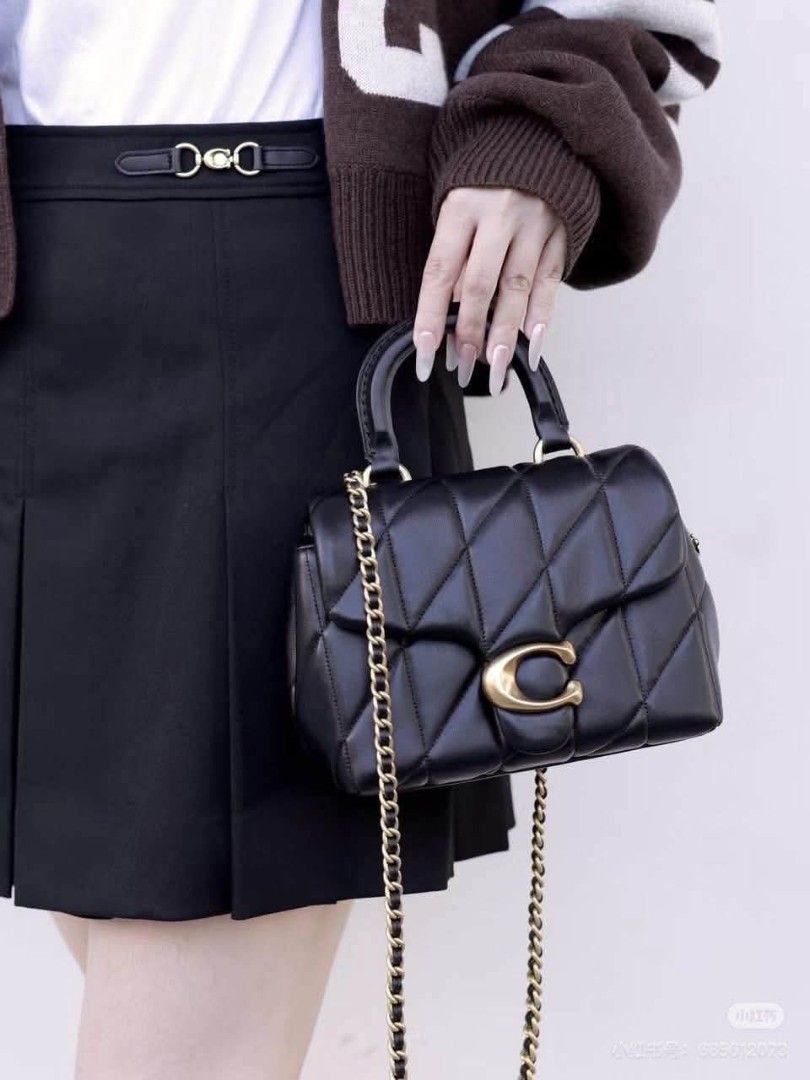 Coach Tabby Quilted Top Handle Crossbody Bag (Category: Cross-body Bags) located in Manila. Submitted by msddirectfactoryoutlet (Listing ID 1460851220, Image 1). Description: Tabby Quilted Top Handle Crossbody US Grade 100%.