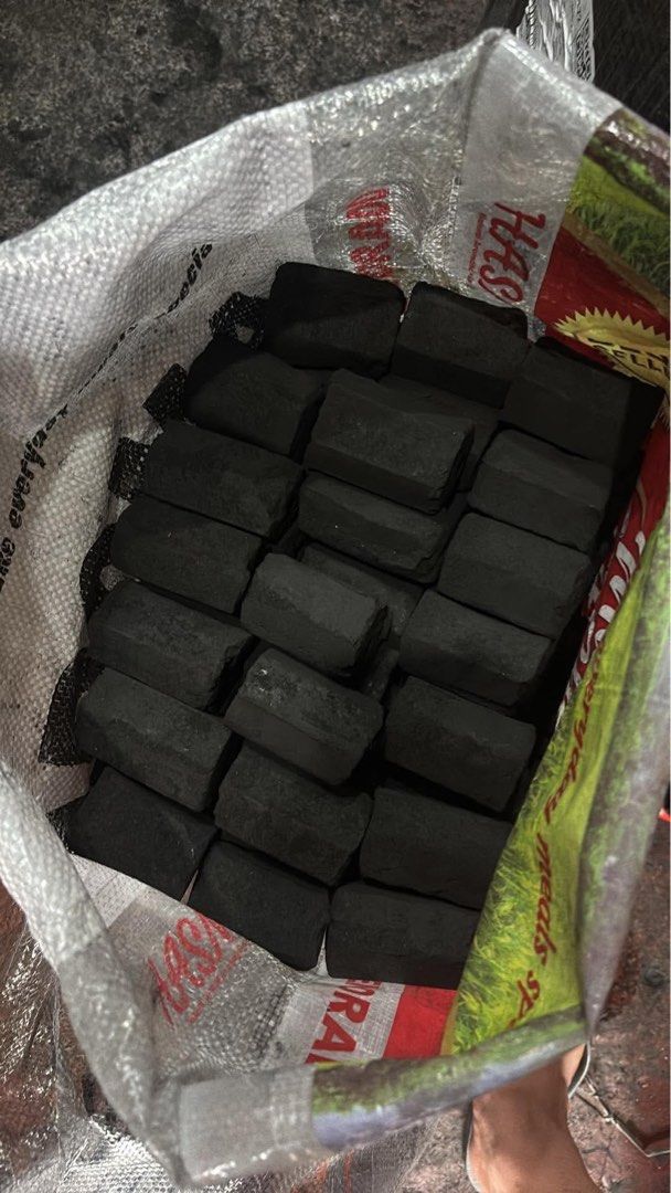 Coconut Briquettes (Category: Industrial Equipment) located in Manila. Submitted by hervie061440592 (Listing ID 1460853668, Image 2). Description: Coconut charcoal briquettes Upto 2-3hrs burning time No need paypay. 750 per sako 20kgs.
