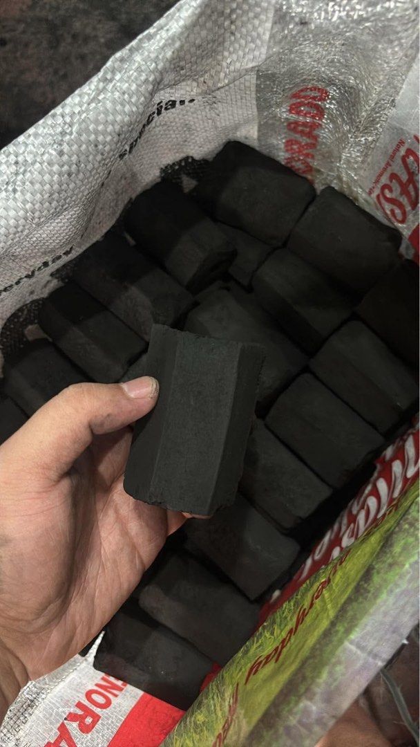 Coconut Briquettes (Category: Industrial Equipment) located in Manila. Submitted by hervie061440592 (Listing ID 1460853668, Image 3). Description: Coconut charcoal briquettes Upto 2-3hrs burning time No need paypay. 750 per sako 20kgs.