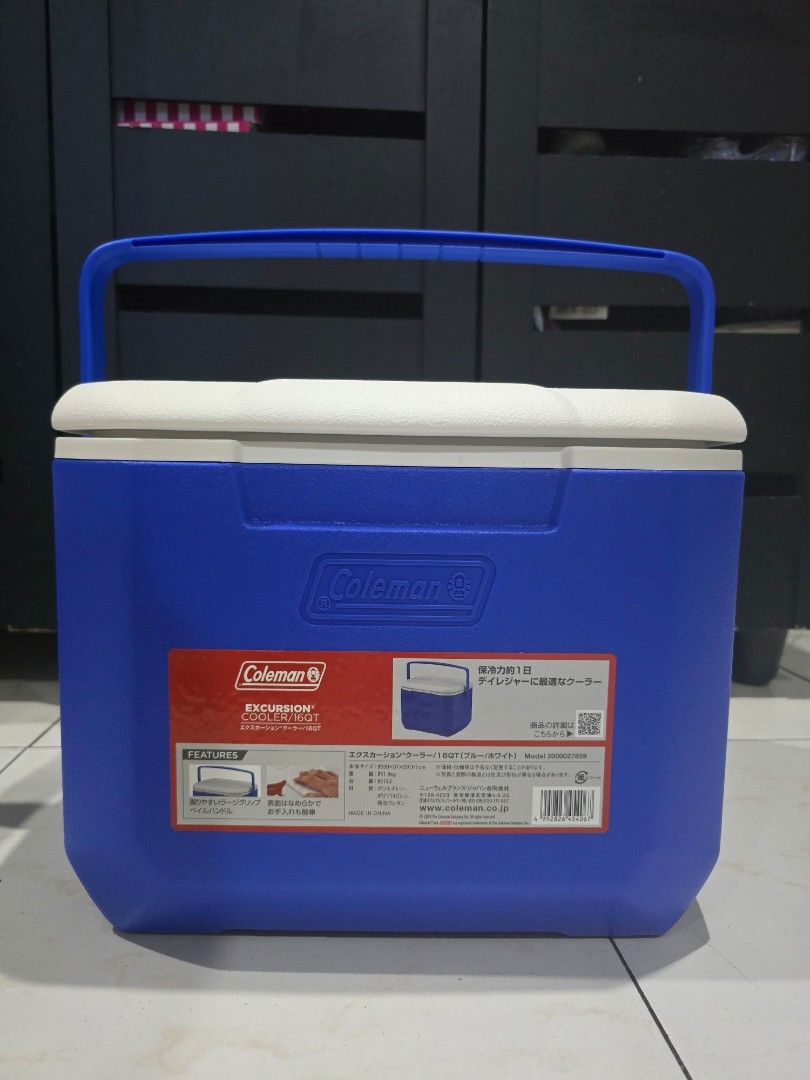 Coleman Cooler 16T (Category: Storage Boxes & Baskets) located in Marikina City. Submitted by wigglywiggy (Listing ID 1460814621, Image 1). Description: (added a phone for size reference).