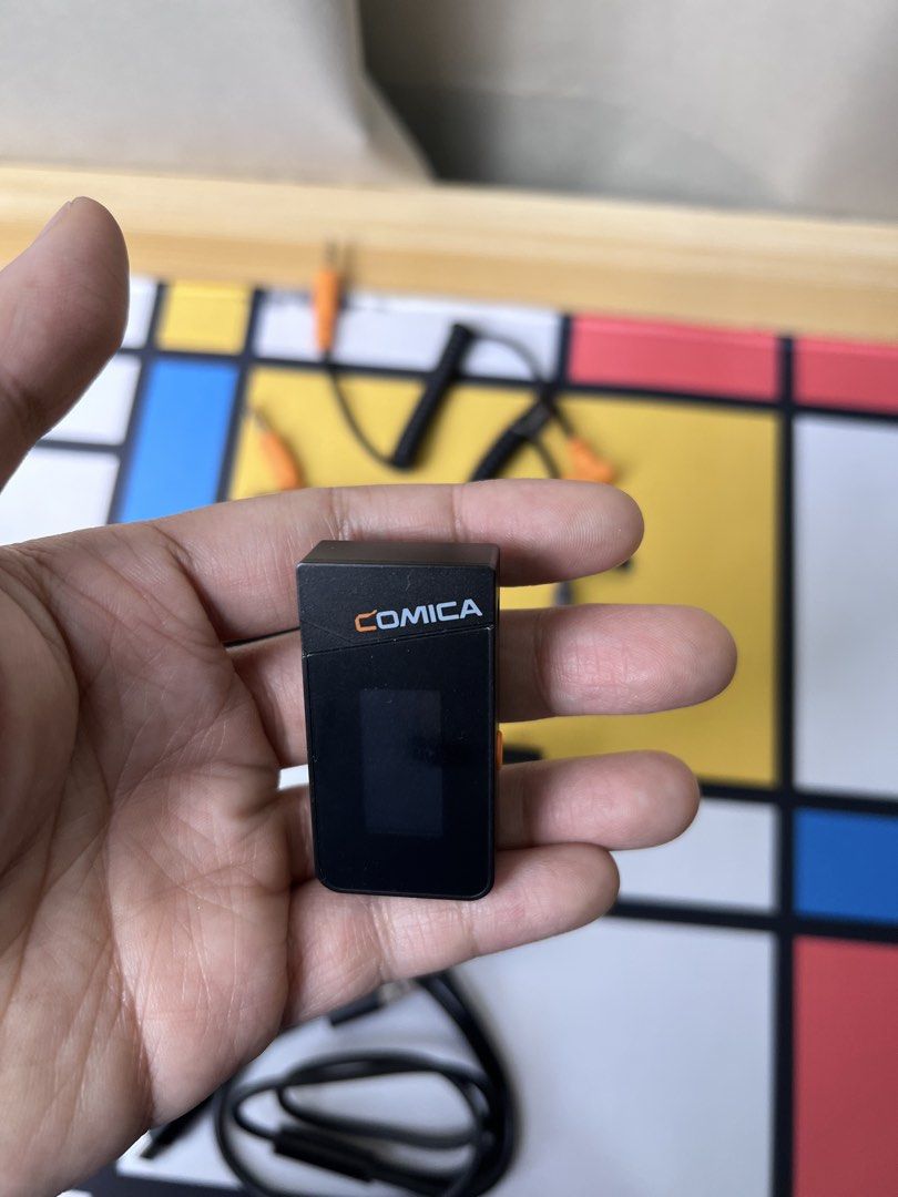 Comica Vimo C 2.4G Mini Wireless Lapel Microphone (Category: Microphones) located in Cagayan de Oro. Submitted by brickachu (Listing ID 1460902827, Image 2). Description: wireless mic. sounds great, only used once with my canon m50. changed platform to DJI Osmo Pocket, so will not be needing it anymore. bought for 2500 in 2024. Buyer shoulders shipping fee.