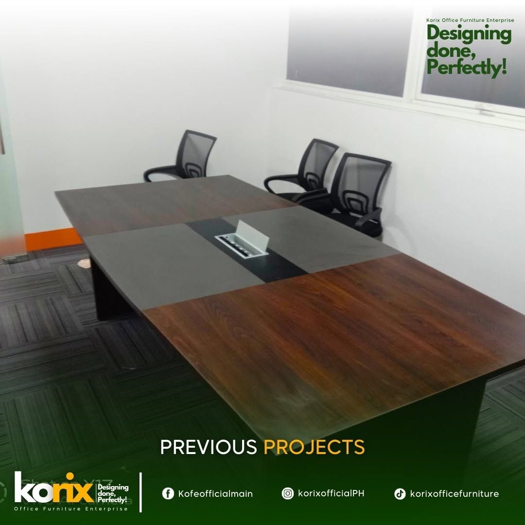CONFERENCE TABLE / OFFICE FURNITURE (Category: Office Furniture & Fixtures) located in Caloocan City. Submitted by maceykorix.00 (Listing ID 1460733798, Image 1). Description: For Inquires Look for Ms. Macey! Connect with us: F***book: Korix Sales - Macey.