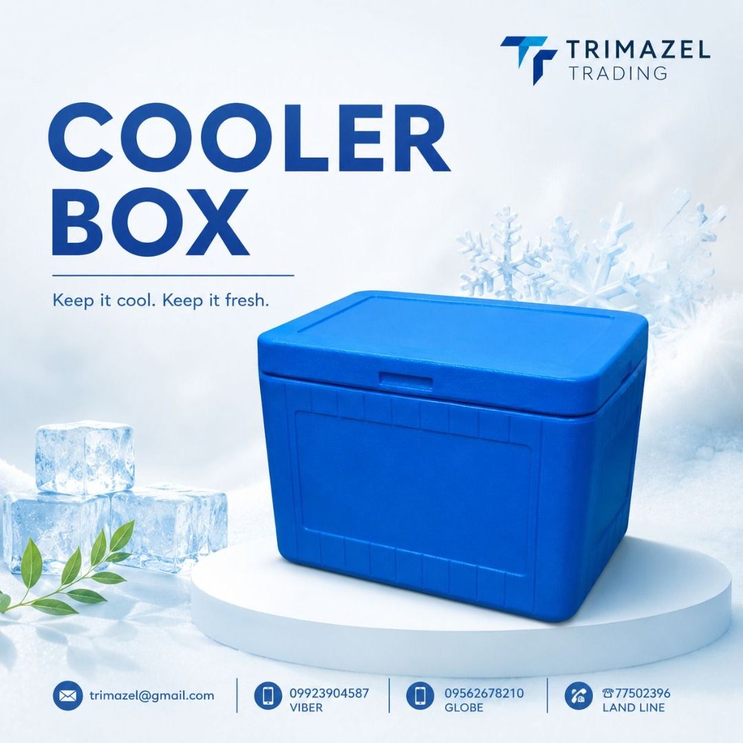 cooler box (Category: Food Organization & Storage) located in Quezon City. Submitted by irishbayaban20 (Listing ID 1460763403, Image 1). Description: ✅ Guaranteed lowest price ✅ Quality products ✅ Big discount for bulk orders ✅ 100% LEGIT TRUSTED SUPPLIER! ✅ With Complete Legal Documents ✅ BIR Registered We Supply All Kinds Of PPE Supplies, Raincoat, Hard Hat, Cooler Box, Plastic Trash Bin, Road Barriers, Kayak Boats, Crystal Kayak, Traffic Cone,