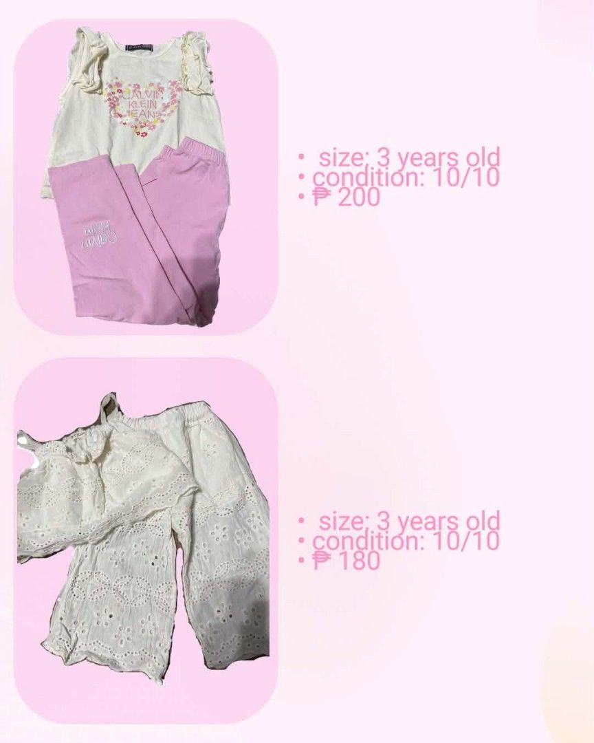 COORD SETS (Category: Babies & Kids Fashion) located in Pasig City. Submitted by angelplaci85485 (Listing ID 1460901774, Image 1). Description: .
