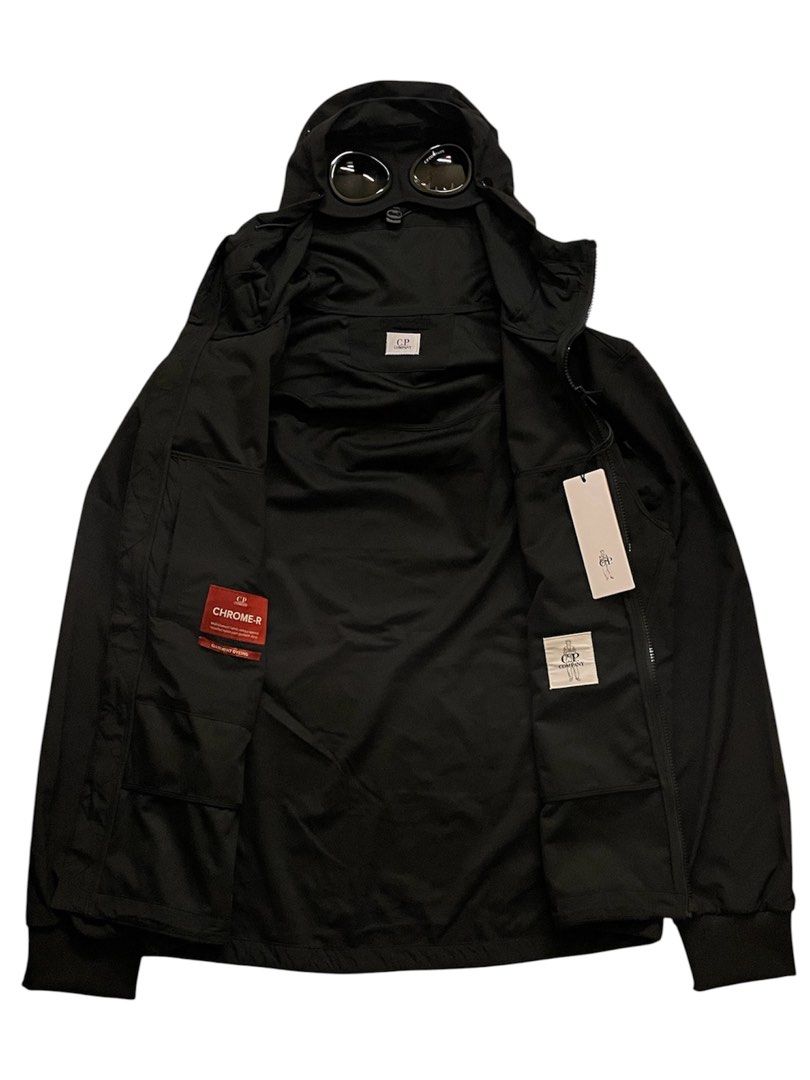 CP COMPANY SOFT SHELL GOOGLE BLACK ZIP JACKET (Category: Coats, Jackets and Outerwear) located in Pasay City. Submitted by digital_wardrobe.ph (Listing ID 1460883391, Image 2). Description: CP COMPANY SOFT SHELL GOOGLE BLACK ZIP JACKET details size: large - xlarge width: 24 length: 27.5 price: 3k location: pasay city.