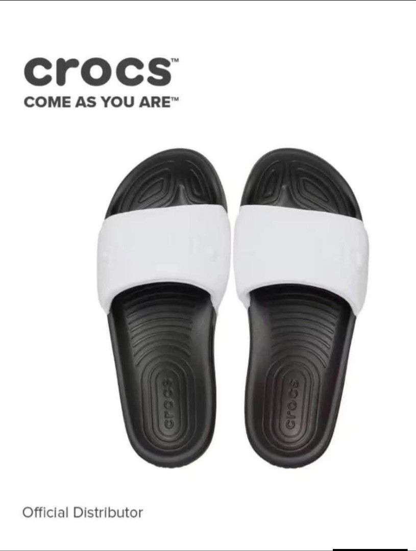 Crocs All Day Slides - Black, White, Grey, Pink (Category: Slippers & Slides) located in Manila. Submitted by ddg_s (Listing ID 1460817809, Image 3). Description: CROCS ALL DAY SLIDES ( MEN ) 🏷️1500 OG Complete inclusion Size: 40 - 45.