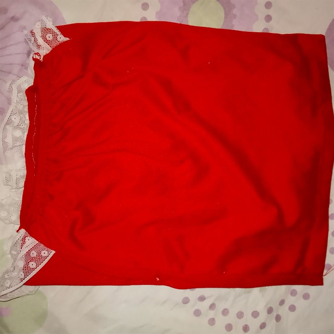 Cute Cherry Tube Tops (Red & Blue) (Category: Others Tops) located in Manila. Submitted by checksumitemshere (Listing ID 1460759689, Image 3). Description: - Set of 2 cute tube tops: 1 red, 1 light purple. - Adorable cherry graphic on both. - Delicate lace trim for a sweet touch. - Stretchy material for a comfortable, flexible fit. - Perfect for casual outfits or layering. RED- Never used or try to fit. Violet - used once. .