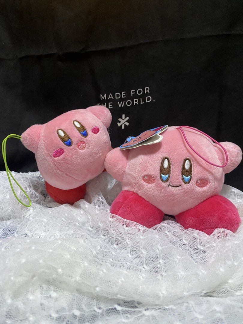Cute Kirby Bag Plush Charm Bundle (Category: Plushies & Soft Toys) located in Los Banos. Submitted by chus.things (Listing ID 1460760224, Image 1). Description: Selling Kirby Bag Plush Charm Bundle (2pcs) Authentic Nintendo Kirby Bag plush toys keychain All with readable plush tag (both) Only one with intact hang tag Message me po if you want more pictures Rfs: Decluttering since maglilipat na po kami ng house (bought this po sa mga seller sa bla