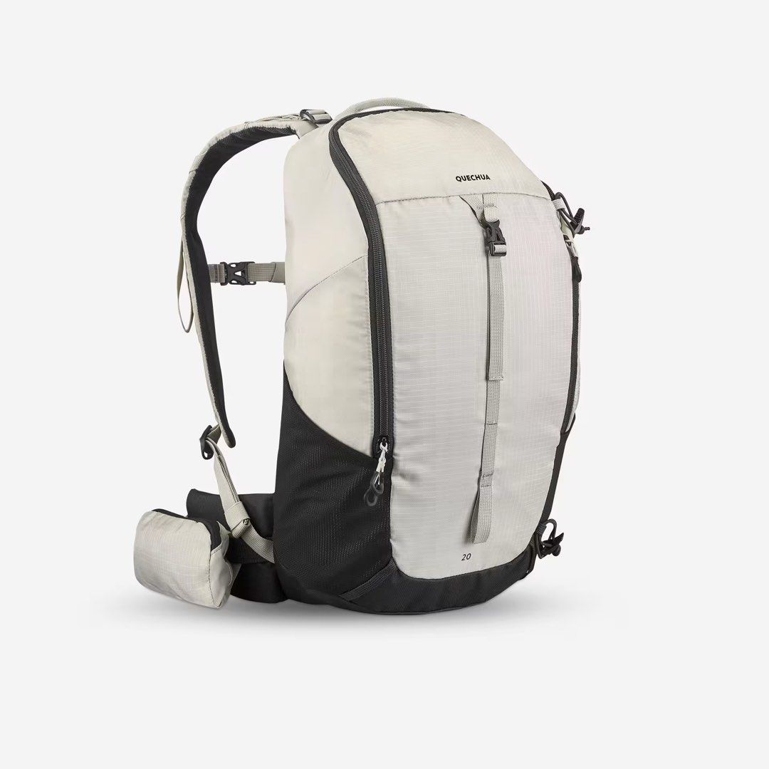 DECATHLON QUECHUA Mountain Hiking Bag (Category: Hiking & Camping) located in Manila. Submitted by bn2p_by.ame (Listing ID 1460757521, Image 3). Description: —— 🎒DECATHLON QUECHUA Mountain Hiking Bag Variant: MH100 Off-White 20L Condition: Used Once (Like New) SP: ₱1,850 📍Metro Manila 📩 DM for inquiries. | BN2P by Ame.