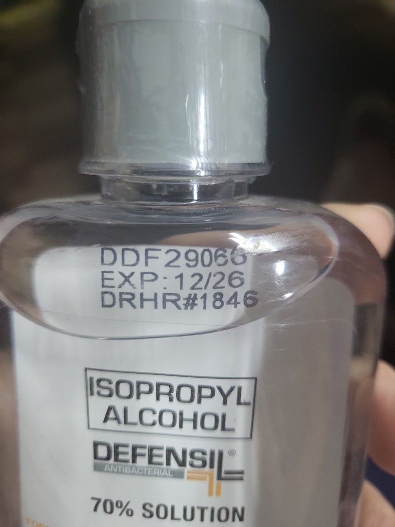Defensil Isopropyl Alcohol 250ml (Category: Body Care) located in Caloocan City. Submitted by lynette1977 (Listing ID 1460814913, Image 3). Description: .