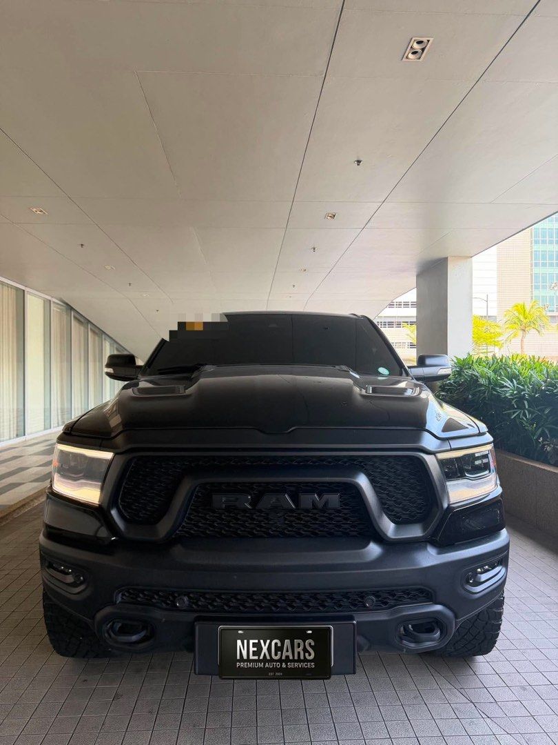 Dodge Ram Rebel 1500 Auto (Category: Used Cars) located in Manila. Submitted by nexcarsph (Listing ID 1460727996, Image 1). Description: 2023 Dodge Ram Rebel 1500 4x4 V8 gasoline engine - 39k kms (used at highway mileage only) - casa maintained - local unit - complete keys and papers - no issue - very fresh.