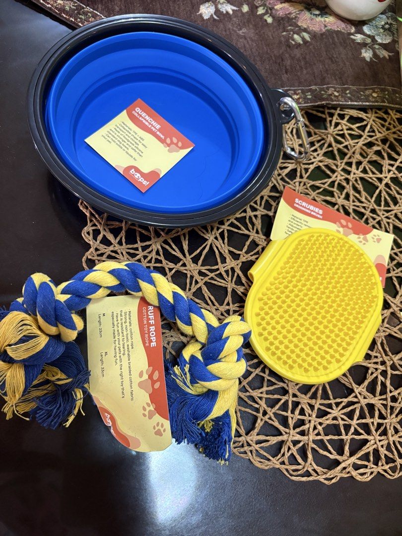 Dog accessories (Category: Other Home Decor) located in Dipolog. Submitted by playmatesfriend.ph (Listing ID 1460915650, Image 1). Description: .