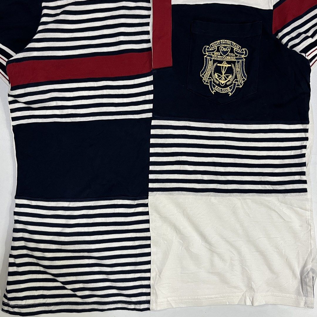 DOLCE & GABBANA POLO SHIRT (Category: Luxury Apparel) located in Bacolod City. Submitted by the.finest (Listing ID 1460902126, Image 3). Description: Dolce & Gabbana Yacht Racing Team Polo Shirt Tag Size: Large Width: Length: Condition : 9/10 3,000+shipping fee.