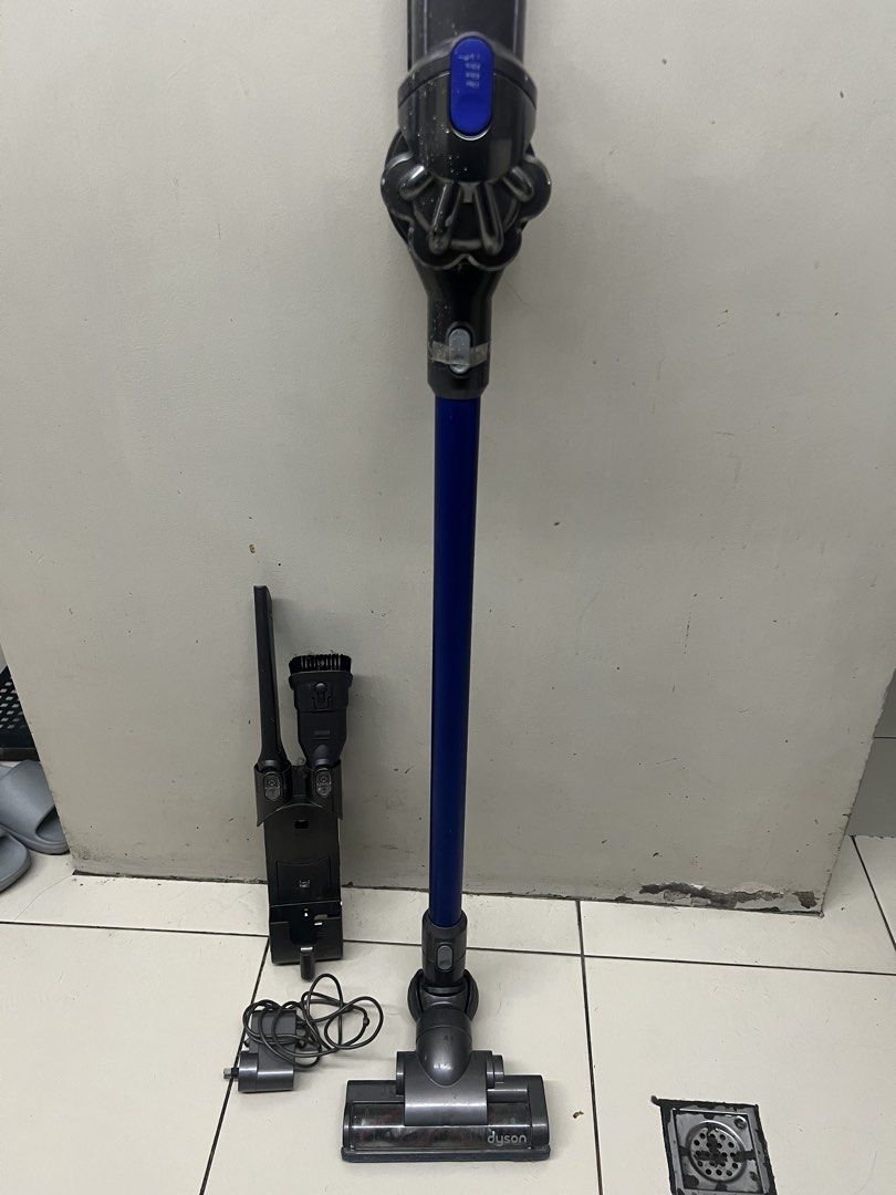 Dyson Animal vacuum (Category: Cleaning Tools & Supplies) located in Quezon City. Submitted by timberton (Listing ID 1460758759, Image 1). Description: Selling my preloved Dyson Animal Vacuum Authentic Needs battery replacement Complete attachments With charger Negotiable.