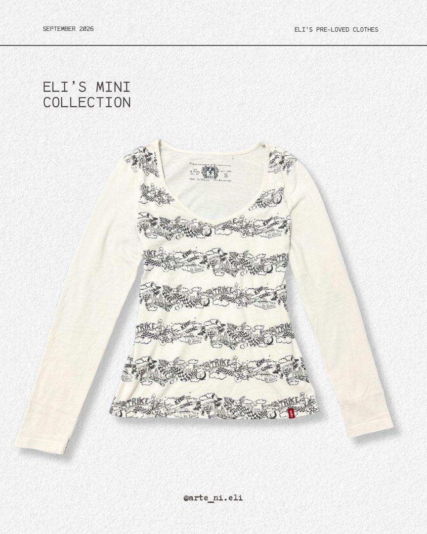 edc white vneck longsleeve (Category: Longsleeves) located in Baguio. Submitted by arte_ni.eli (Listing ID 1460891787, Image 1). Description: size: s barely worn 10/10 condition - like new.